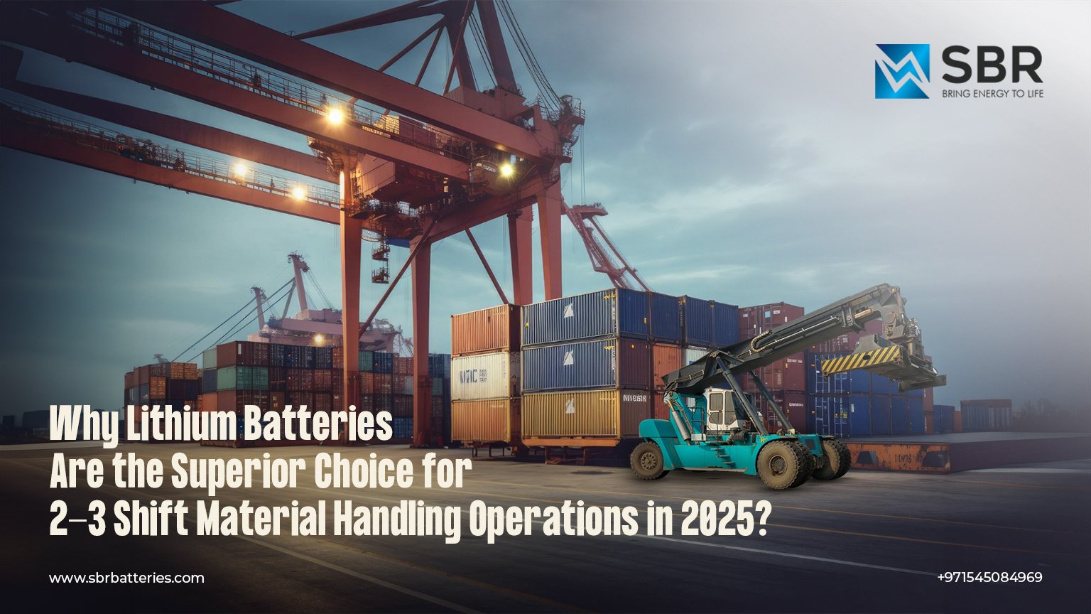 Why are Lithium batteries the Superior Choice for 2 - 3 Shift Material Handling Operations in 2025?